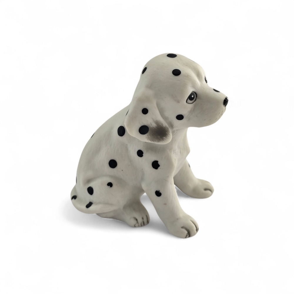 Vintage HOMCO Dalmatian Puppy Figurine #1467 Black White Dog Decor - Picture 5 of 6